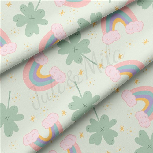 St. Patrick's Day Double Brushed Polyester Fabric Jersey Stretchy Soft Polyester Stretch Fabric
