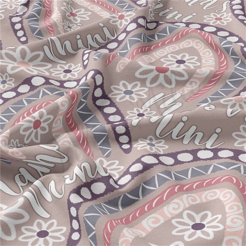 Mama's Mini Double Brushed Polyester Fabric Jersey Stretchy Soft Polyester Stretch Fabric