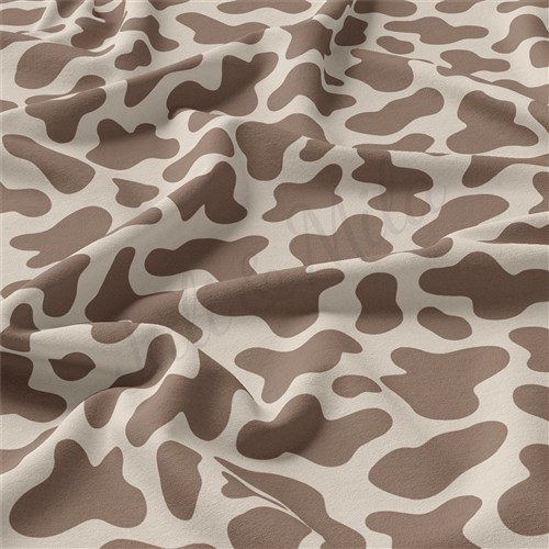 Boho Western Double Brushed Polyester Fabric Jersey Stretchy Soft Polyester Stretch Fabric
