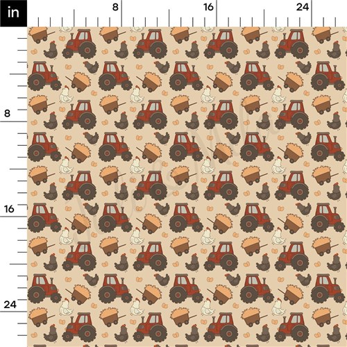 Farm Animals Double Brushed Polyester Fabric Jersey Stretchy Soft Polyester Stretch Fabric