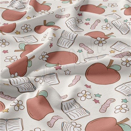Back to School Double Brushed Polyester Fabric Jersey Stretchy Soft Polyester Stretch Fabric