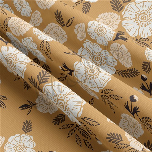 Rib Knit Fabric, floral55 & Get a Free $89.99 Embroidery Bundle