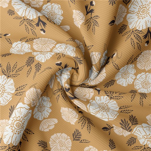 Rib Knit Fabric, floral55 & Get a Free $89.99 Embroidery Bundle