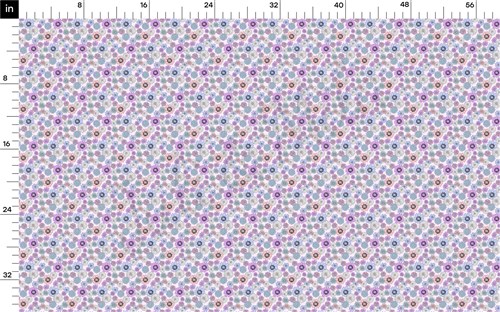 Floral Flowers Double Brushed Polyester Fabric Jersey Stretchy Soft Polyester Stretch Fabric