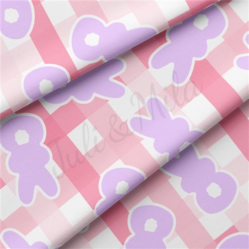 Easter Double Brushed Polyester Fabric Jersey Stretchy Soft Polyester Stretch Fabric