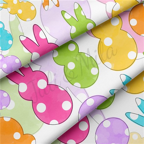Easter Double Brushed Polyester Fabric Jersey Stretchy Soft Polyester Stretch Fabric
