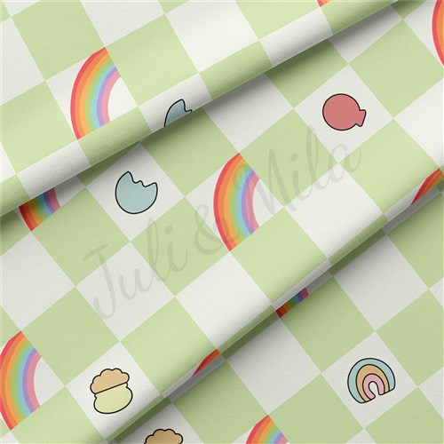 St. Patrick's Day Double Brushed Polyester Fabric Jersey Stretchy Soft Polyester Stretch Fabric