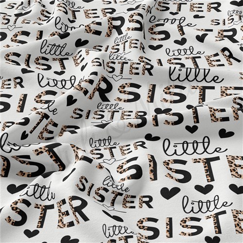 Little Sister Double Brushed Polyester Fabric Jersey Stretchy Soft Polyester Stretch Fabric
