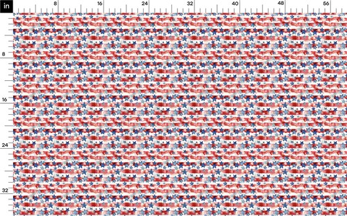 4th of July Patriotic Double Brushed Polyester Fabric Jersey Stretchy Soft Polyester Stretch Fabric