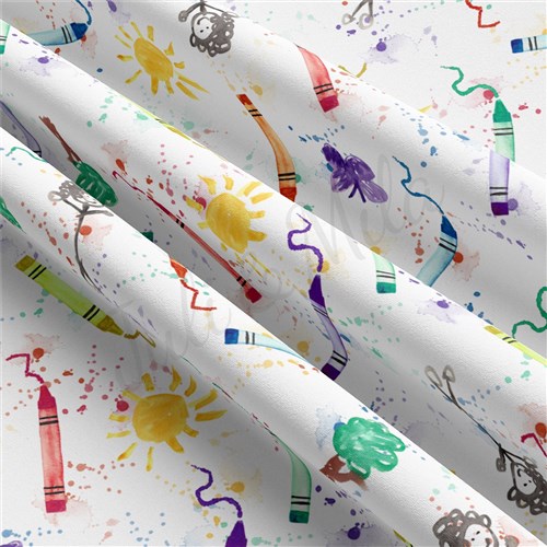 Back to School Double Brushed Polyester Fabric Jersey Stretchy Soft Polyester Stretch Fabric