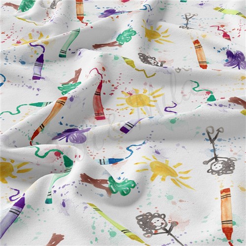 Back to School Double Brushed Polyester Fabric Jersey Stretchy Soft Polyester Stretch Fabric