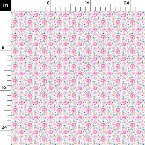 Floral Double Brushed Polyester Fabric Jersey Stretchy Soft Polyester Stretch Fabric