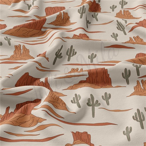 Boho Western Double Brushed Polyester Fabric Jersey Stretchy Soft Polyester Stretch Fabric