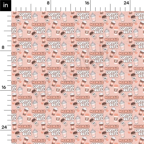 Mama's Coffee Date Rib Knit Fabric, RBK1510 & Get a Free $89.99 Embroidery Bundle