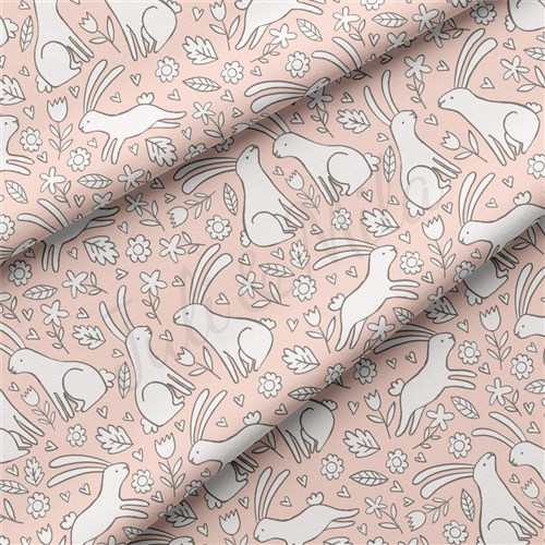 Easter Double Brushed Polyester Fabric Jersey Stretchy Soft Polyester Stretch Fabric
