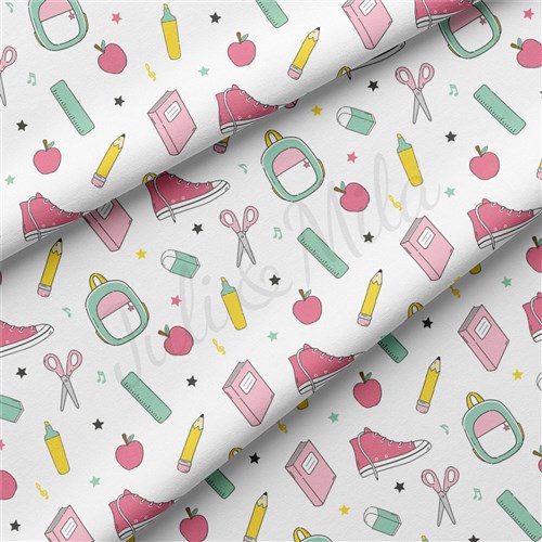 Back to School Double Brushed Polyester Fabric Jersey Stretchy Soft Polyester Stretch Fabric