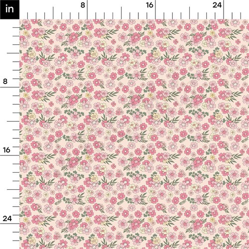 Floral Double Brushed Polyester Fabric Jersey Stretchy Soft Polyester Stretch Fabric