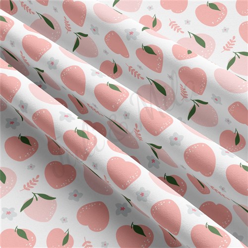 Peach Summer Double Brushed Polyester Fabric Jersey Stretchy Soft Polyester Stretch Fabric