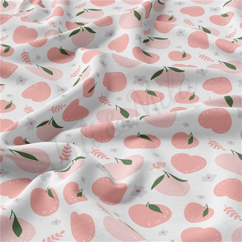 Peach Summer Double Brushed Polyester Fabric Jersey Stretchy Soft Polyester Stretch Fabric