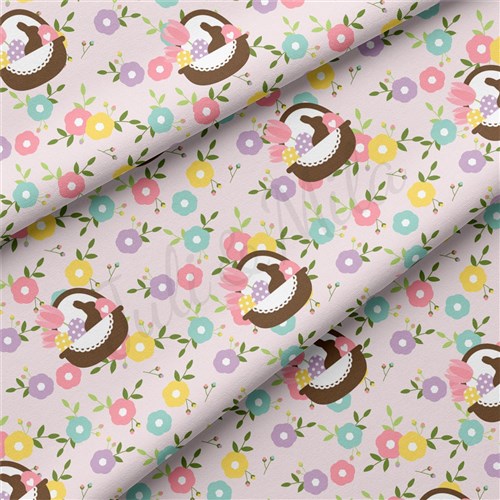 Easter Double Brushed Polyester Fabric Jersey Stretchy Soft Polyester Stretch Fabric