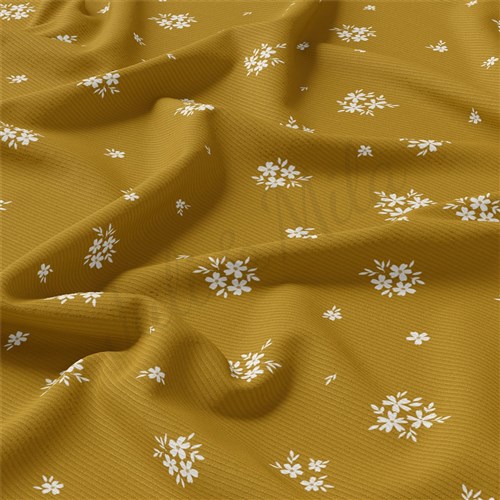 Floral Rib Knit Fabric, RBK2186 & Get a Free $89.99 Embroidery Bundle