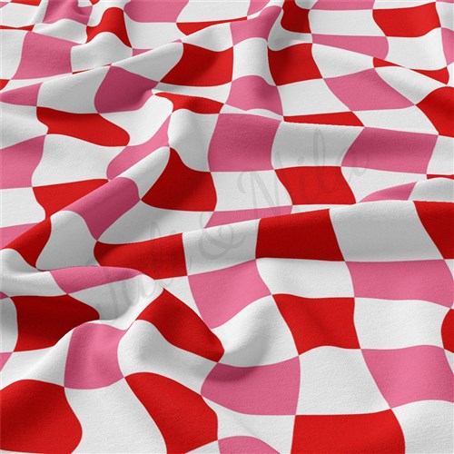 Valentine's Day Double Brushed Polyester Fabric Jersey Stretchy Soft Polyester Stretch Fabric
