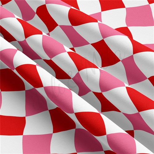 Valentine's Day Double Brushed Polyester Fabric Jersey Stretchy Soft Polyester Stretch Fabric