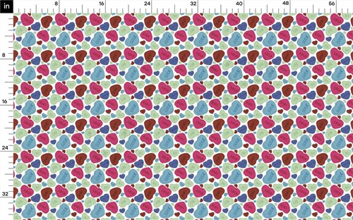Valentine's Day Double Brushed Polyester Fabric Jersey Stretchy Soft Polyester Stretch Fabric