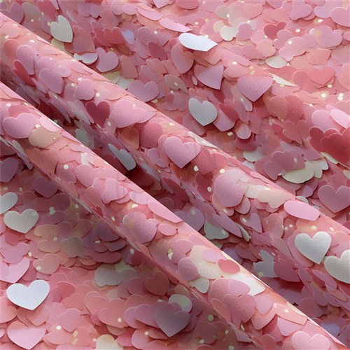 Valentine's Day Double Brushed Polyester Fabric Jersey Stretchy Soft Polyester Stretch Fabric