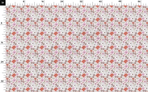 Floral Double Brushed Polyester Fabric Jersey Stretchy Soft Polyester Stretch Fabric