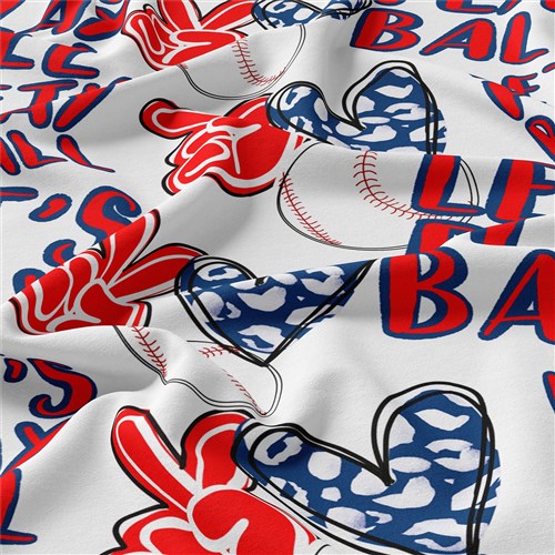 Baseball Double Brushed Polyester Fabric Jersey Stretchy Soft Polyester Stretch Fabric