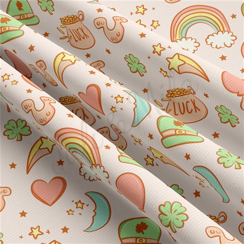 St. Patrick's Day Rib Knit Fabric, RBK2310 & Get a Free $89.99 Embroidery Bundle