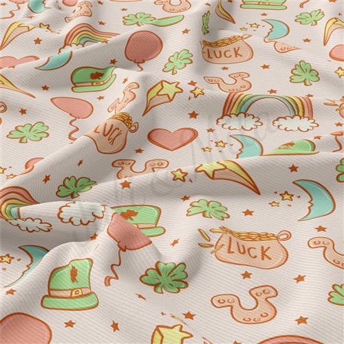 St. Patrick's Day Rib Knit Fabric, RBK2310 & Get a Free $89.99 Embroidery Bundle