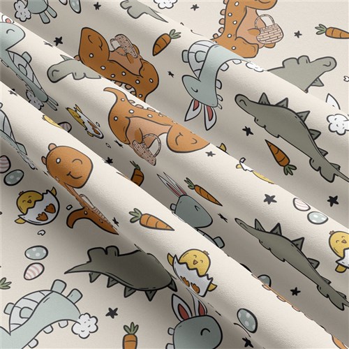 Easter Double Brushed Polyester Fabric Jersey Stretchy Soft Polyester Stretch Fabric