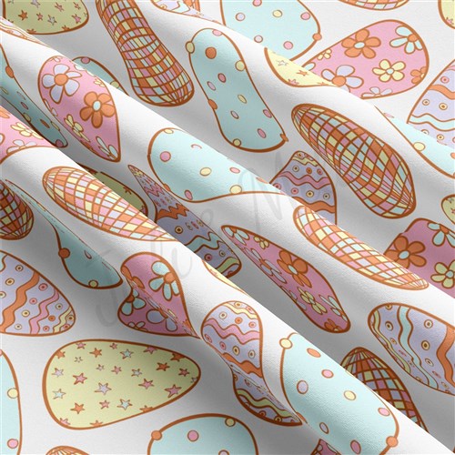 Easter Double Brushed Polyester Fabric Jersey Stretchy Soft Polyester Stretch Fabric