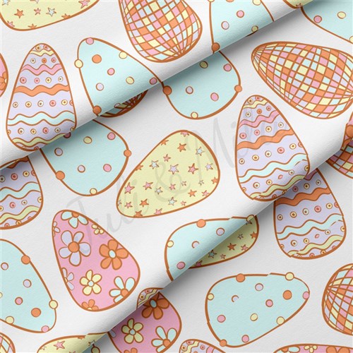 Easter Double Brushed Polyester Fabric Jersey Stretchy Soft Polyester Stretch Fabric