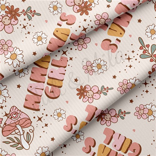 Mama's Girl Rib Knit Fabric, RBK1512 & Get a Free $89.99 Embroidery Bundle