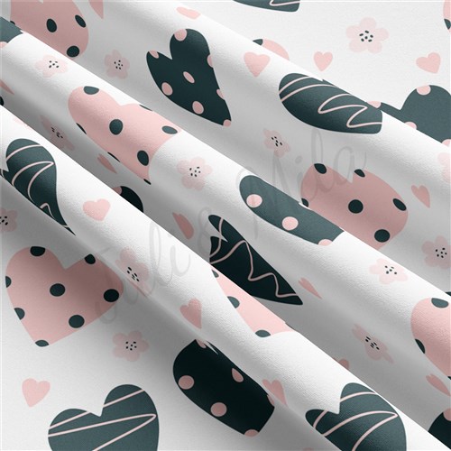 Valentine's Day Double Brushed Polyester Fabric Jersey Stretchy Soft Polyester Stretch Fabric