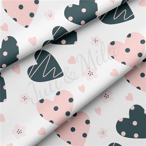 Valentine's Day Double Brushed Polyester Fabric Jersey Stretchy Soft Polyester Stretch Fabric