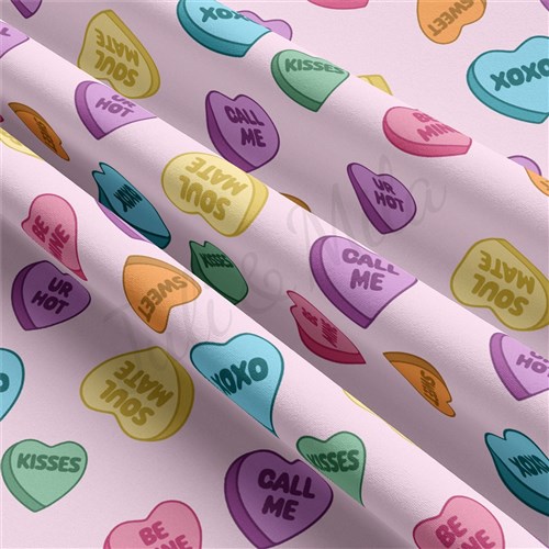 Valentine's Day Double Brushed Polyester Fabric Jersey Stretchy Soft Polyester Stretch Fabric