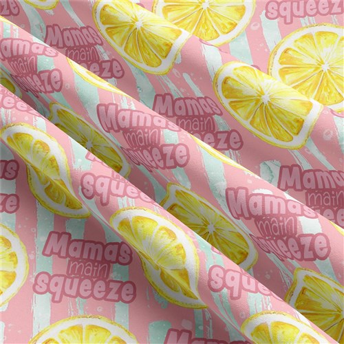 Mama's Main Squeeze Double Brushed Polyester Fabric Jersey Stretchy Soft Polyester Stretch Fabric