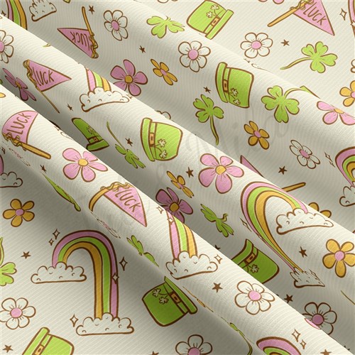 St. Patrick's Day Rib Knit Fabric, RBK2309 & Get a Free $89.99 Embroidery Bundle