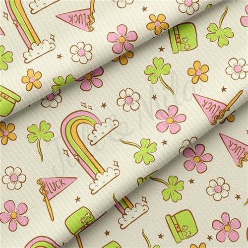 St. Patrick's Day Rib Knit Fabric, RBK2309 & Get a Free $89.99 Embroidery Bundle