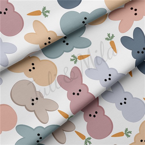 Easter Double Brushed Polyester Fabric Jersey Stretchy Soft Polyester Stretch Fabric