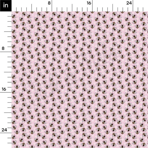 Bees Double Brushed Polyester Fabric Jersey Stretchy Soft Polyester Stretch Fabric