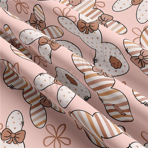 Easter Double Brushed Polyester Fabric Jersey Stretchy Soft Polyester Stretch Fabric