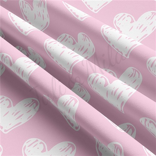 Valentine's Day Double Brushed Polyester Fabric Jersey Stretchy Soft Polyester Stretch Fabric