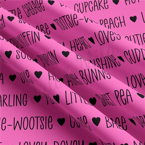 Valentine's Day Double Brushed Polyester Fabric Jersey Stretchy Soft Polyester Stretch Fabric