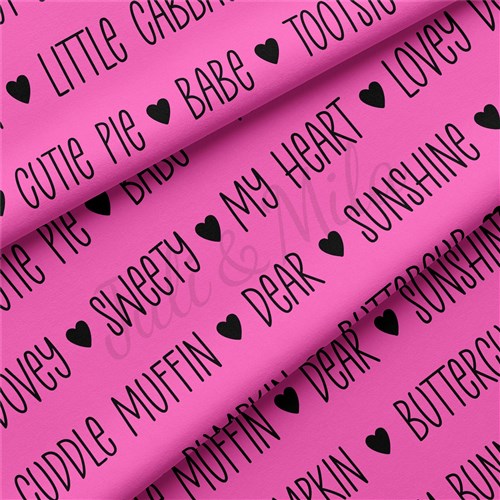 Valentine's Day Double Brushed Polyester Fabric Jersey Stretchy Soft Polyester Stretch Fabric