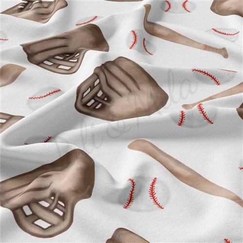 Baseball Baseball Double Brushed Polyester Fabric Jersey Stretchy Soft Polyester Stretch Fabric